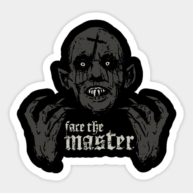 SALEM'S LOT - Face The Master Sticker by colemunrochitty